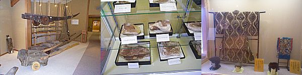 屋内の展示品
